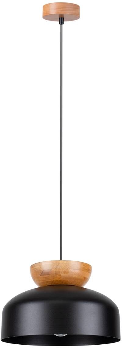 Sollux Lighting Marion Pendelleuchte 1x15 W schwarz-holz SL.1351