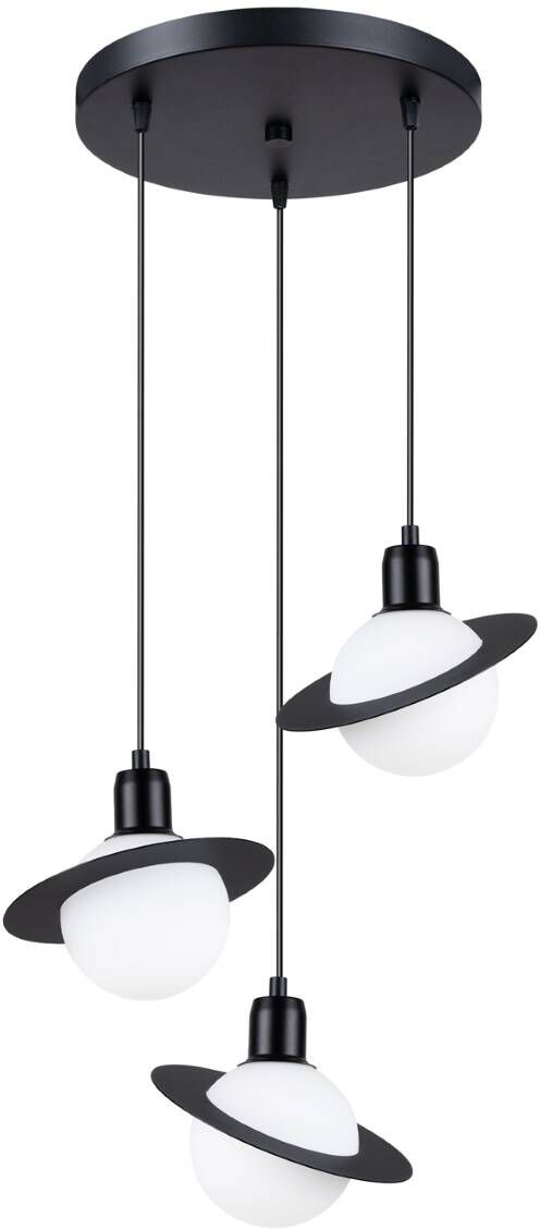 Sollux Lighting Hyperion Pendelleuchte 3x8 W weiß-schwarz SL.1359