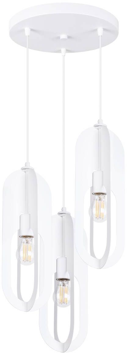 Sollux Lighting Nicus Pendelleuchte 3x15 W weiß SL.1361