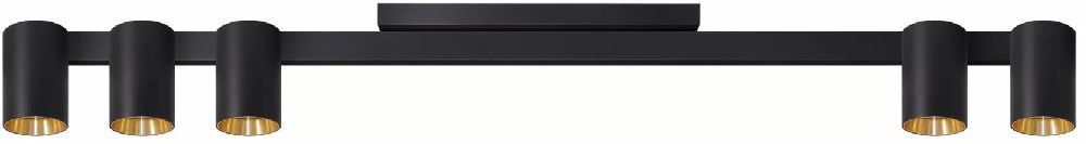 Goldlux Maribel Deckenlampe 5x12 W schwarz 326188