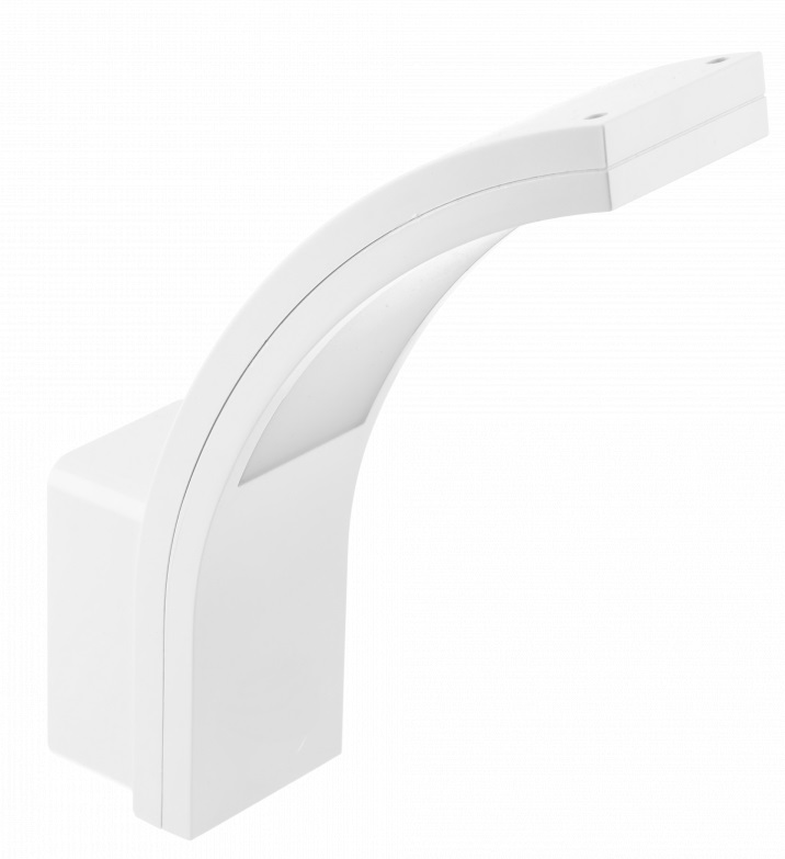 GTV Paris Außenwandleuchte 1x10 W weiß LD-PAR10W40BC-00