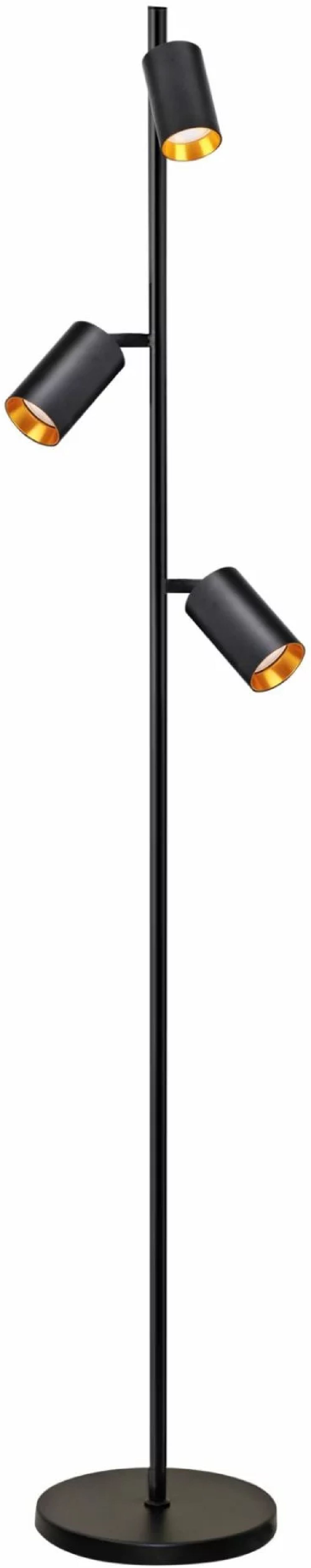 Goldlux Maribel Stehlampe 3x12 W schwarz 326577