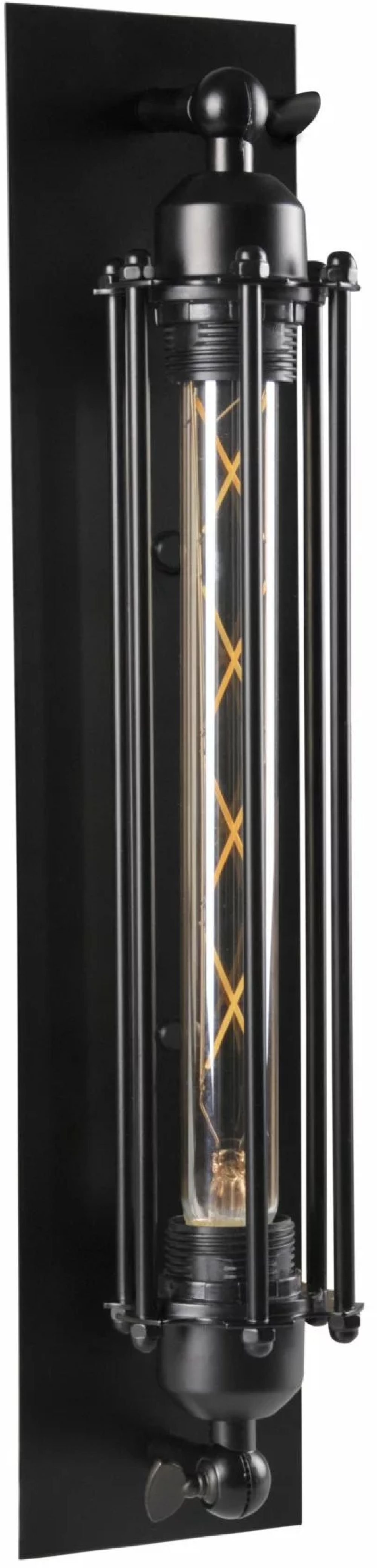 Goldlux Retro Leuchter 1x20 W schwarz 326584