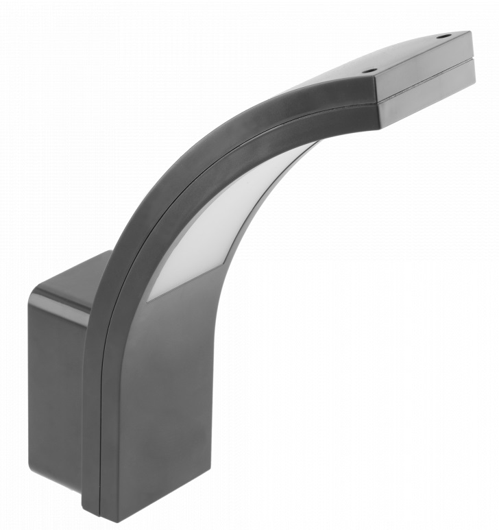 GTV Paris Außenwandleuchte 1x10 W schwarz LD-PAR10W40BC-10