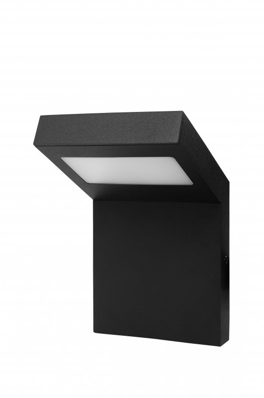 GTV London Außenwandleuchte 1x10 W schwarz LD-LON10WA-10