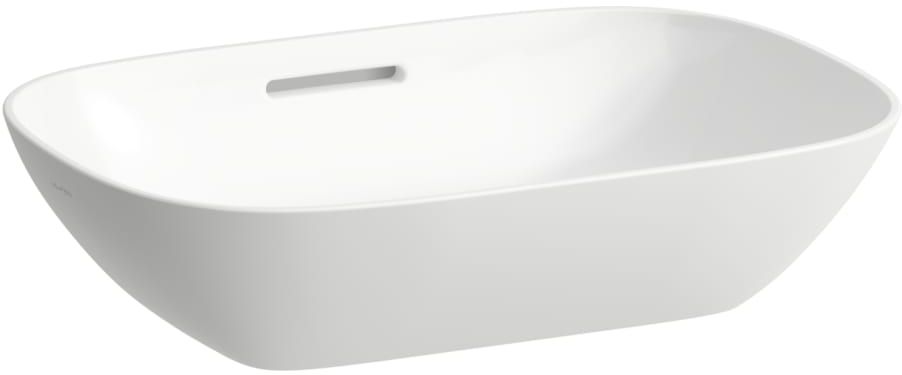 Laufen Ino Waschbecken 50x35 cm rechteckig Aufsatzwaschbecken weiß matte H8123027571121