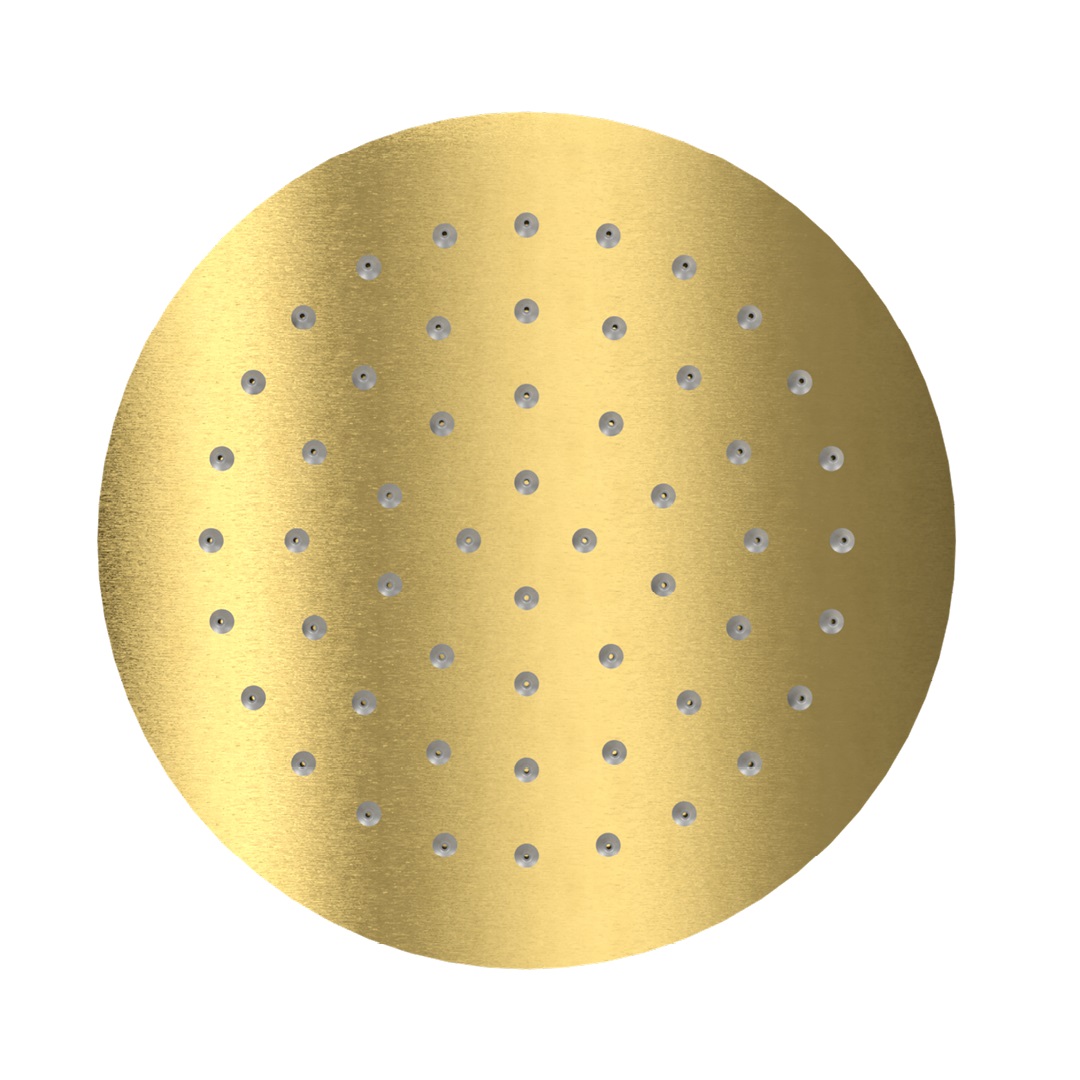 Excellent Duschkopf 25x25 cm rund gold AREX.3025GB