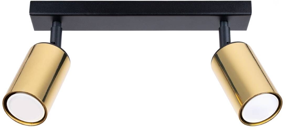 Sollux Lighting Winx Deckenlampe 2x10 W schwarz-gold SL.1383