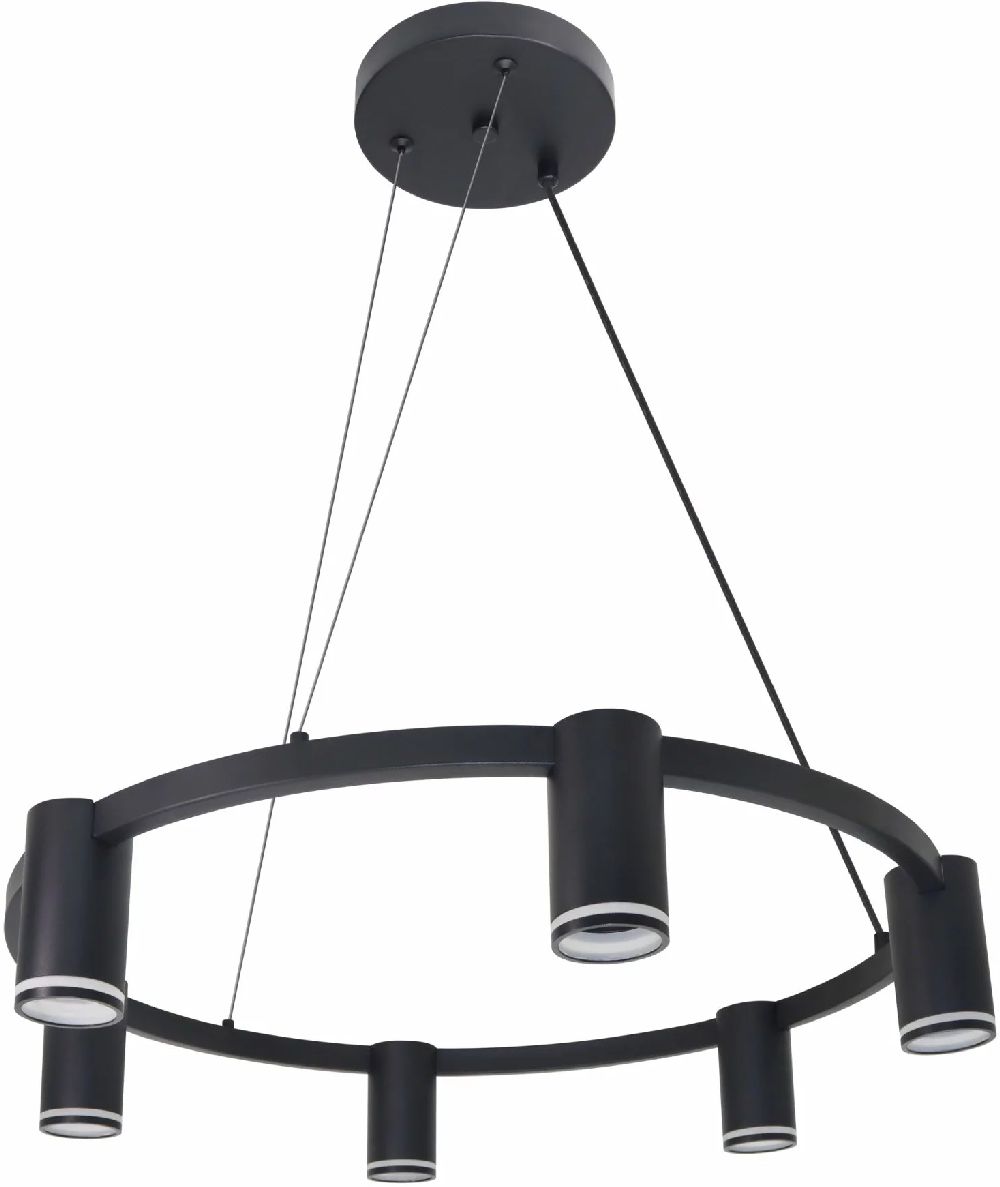 Goldlux Paris Pendelleuchte 6x12 W schwarz 326201