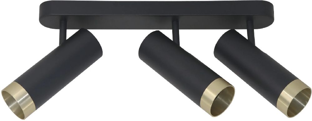 Goldlux Fado Deckenlampe 3x10 W schwarz 326003