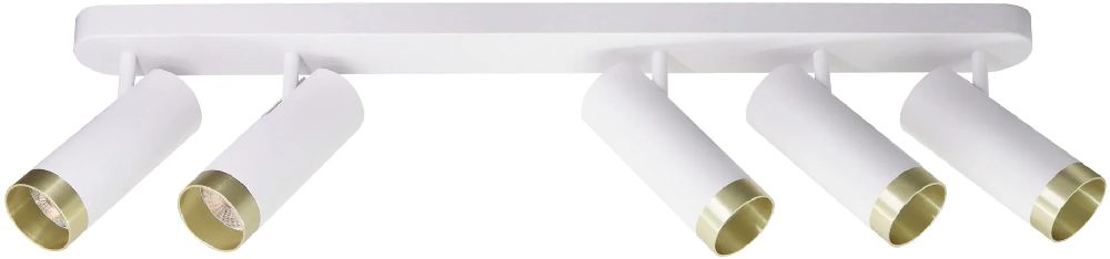 Goldlux Fado Deckenlampe 5x10 W weiß 326522