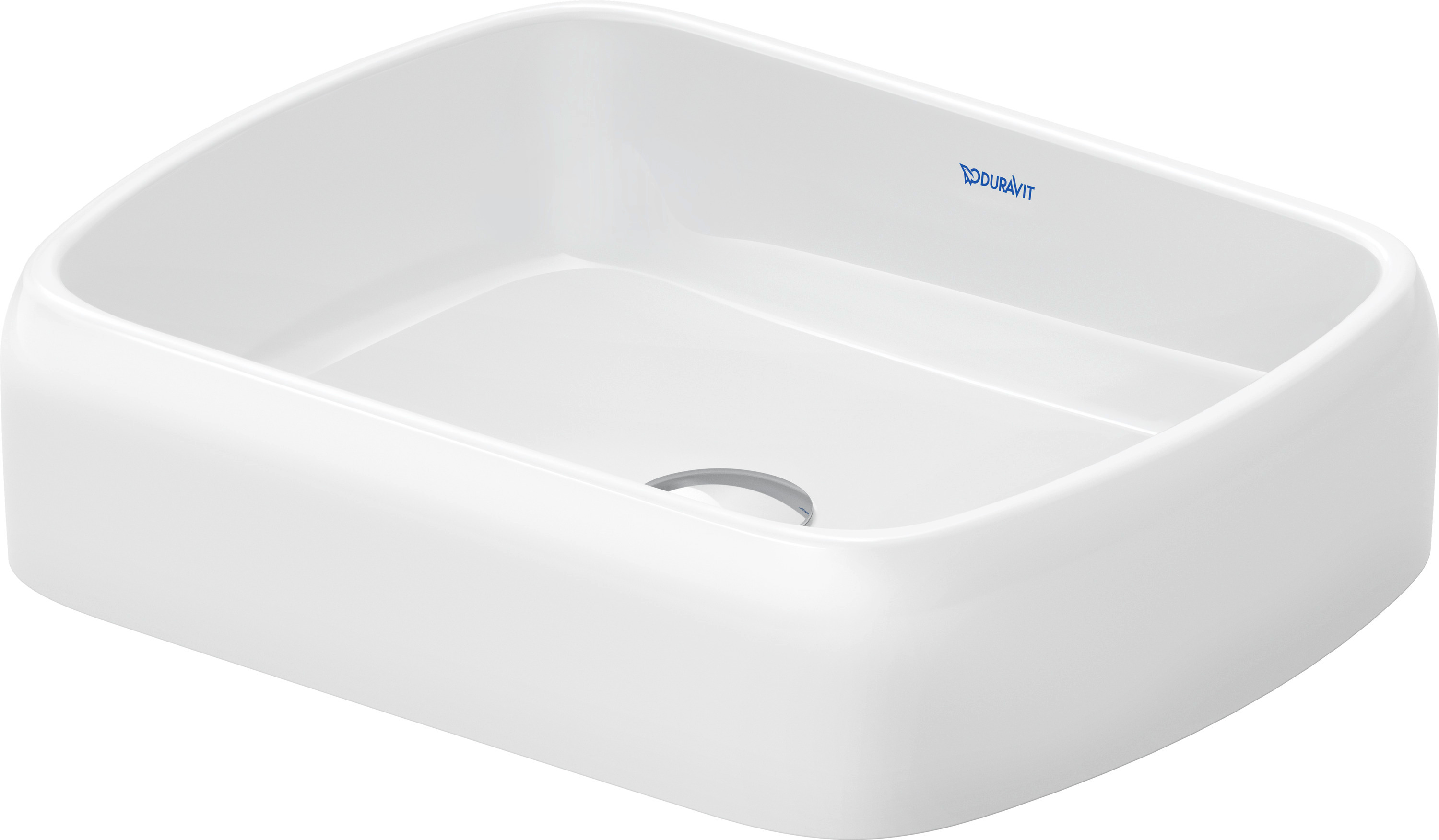 Duravit Qatego Waschbecken 50x40 cm rechteckig Aufsatzwaschbecken weiß 2384500079