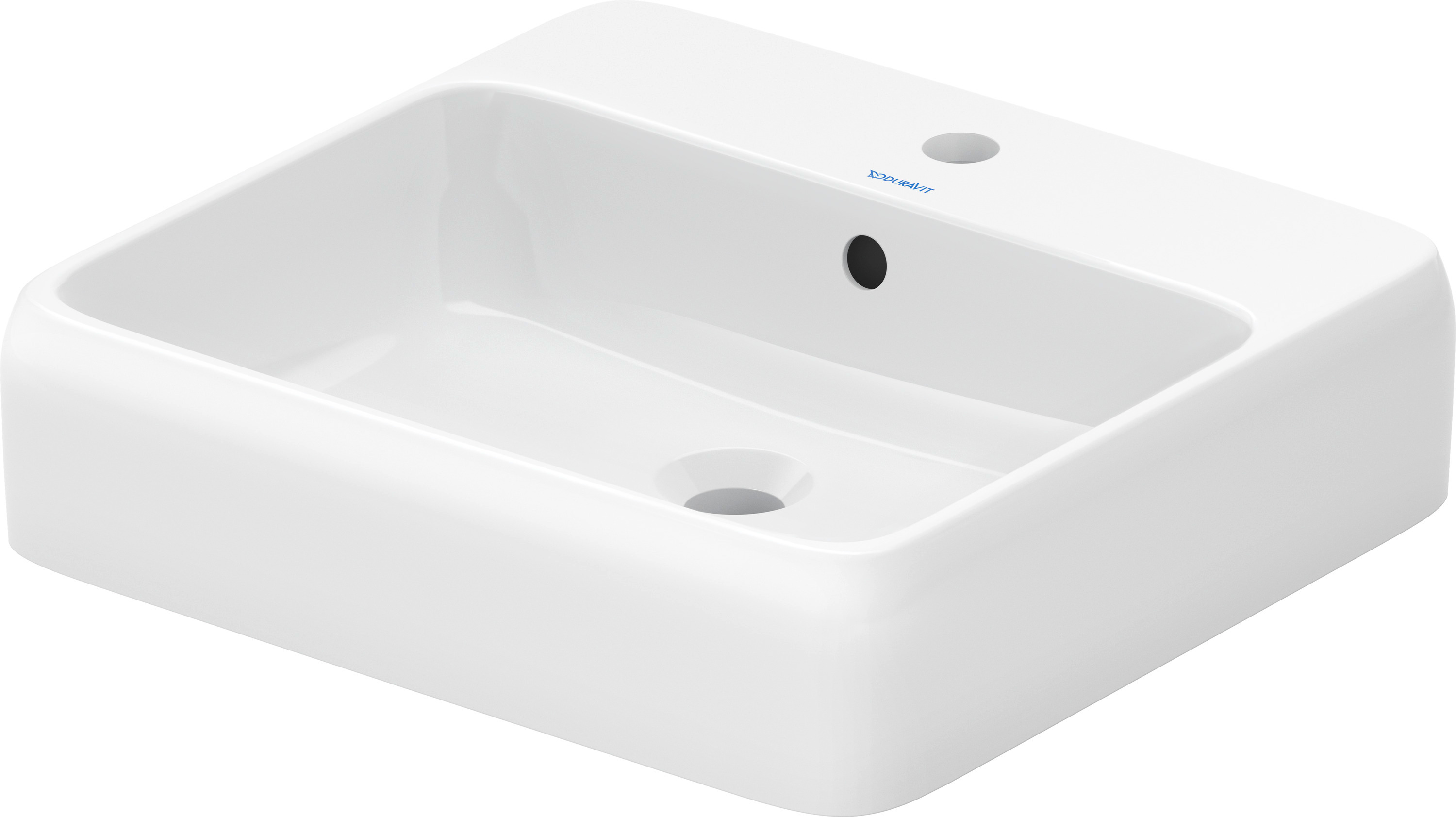 Duravit Qatego Waschbecken 50x47 cm rechteckig Aufsatzwaschbecken weiß 2385500027