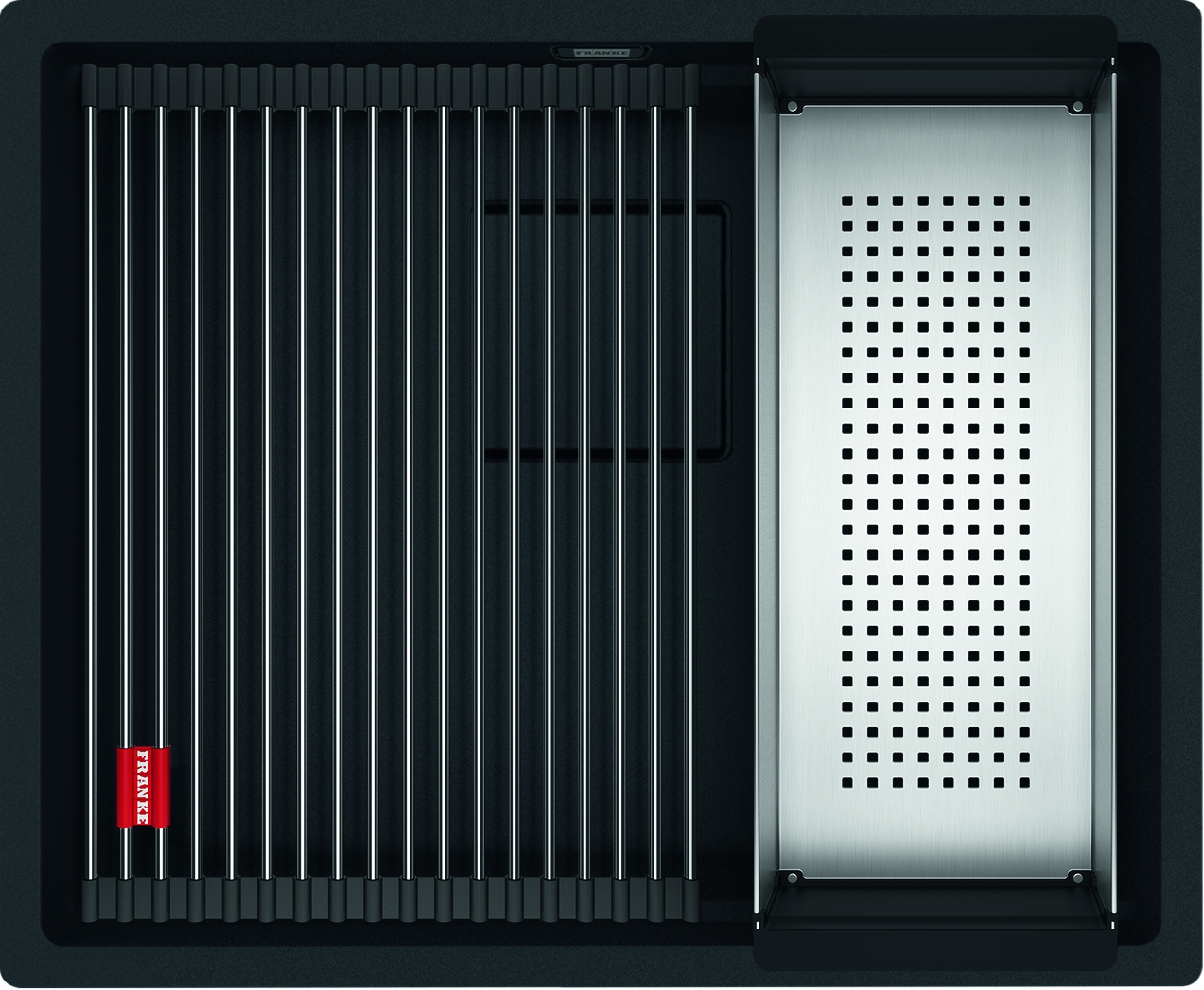 Franke Kanon Granitspüle 56x46 cm schwarz 125.0721.150