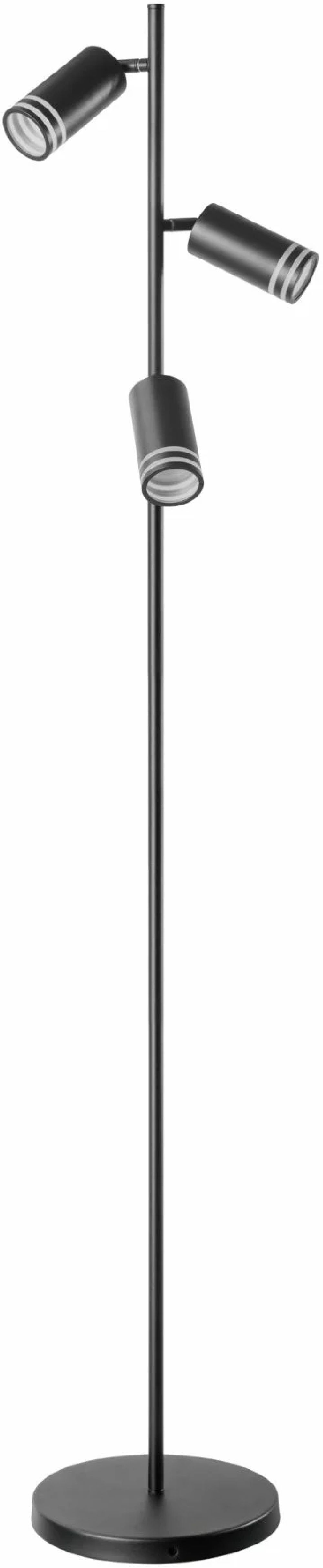 Goldlux Roma Stehlampe 3x10 W schwarz 327581