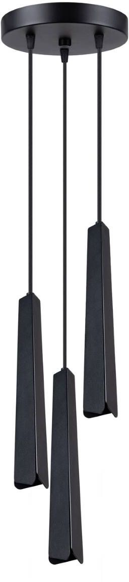 Sollux Lighting Prysm Pendelleuchte 3x8 W schwarz SL.1401