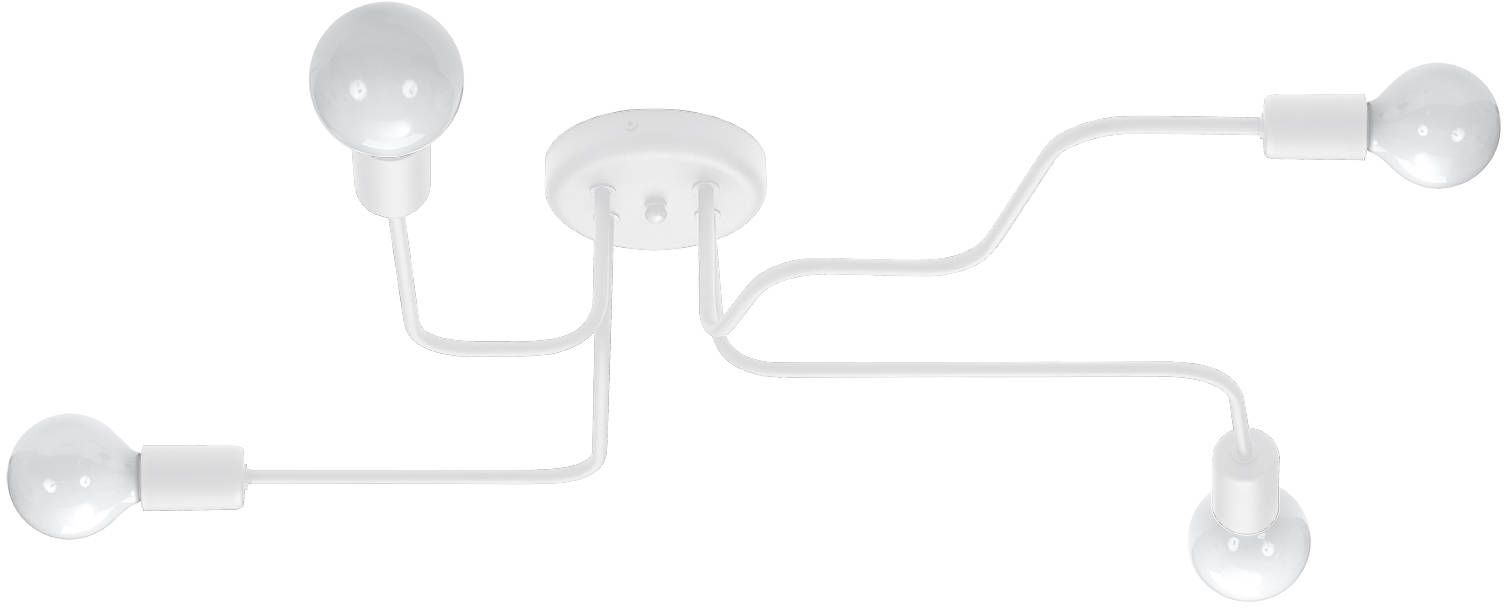 Sollux Lighting Vector Deckenlampe 4x15 W weiß SL.1442