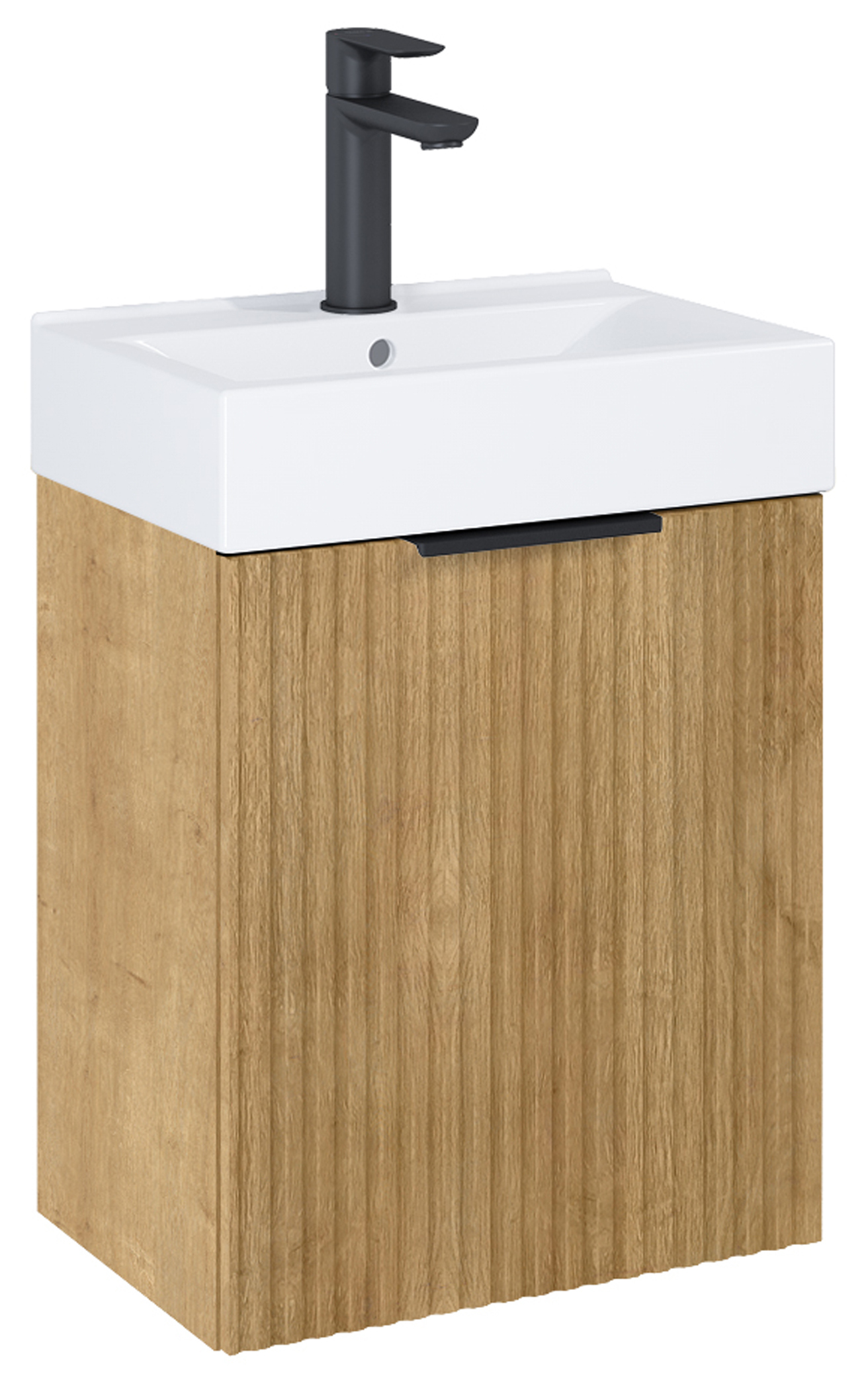 Roca Reef Waschbecken mit Unterschrank 44.6 cm eiche A852446464