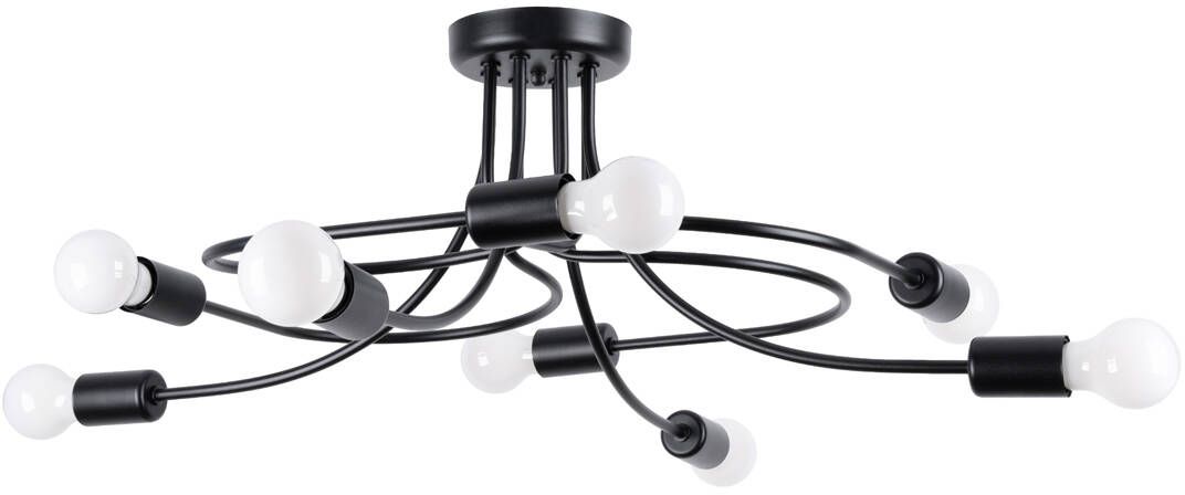 Sollux Lighting Levar Deckenlampe x15 W schwarz SL.1457