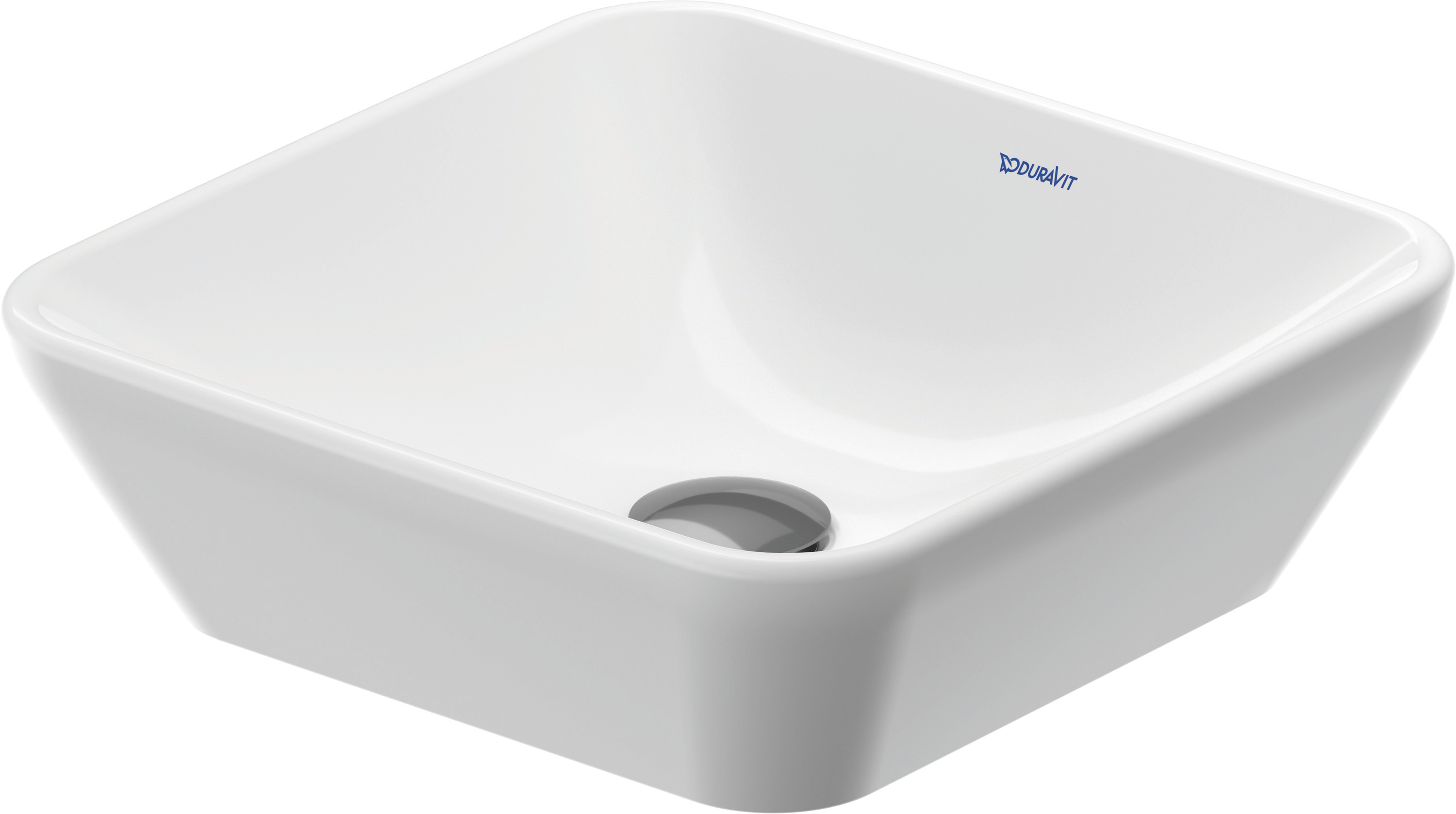 Duravit D-Neo Waschbecken 40x40 cm quadratisch Aufsatzwaschbecken weiß 2397400070