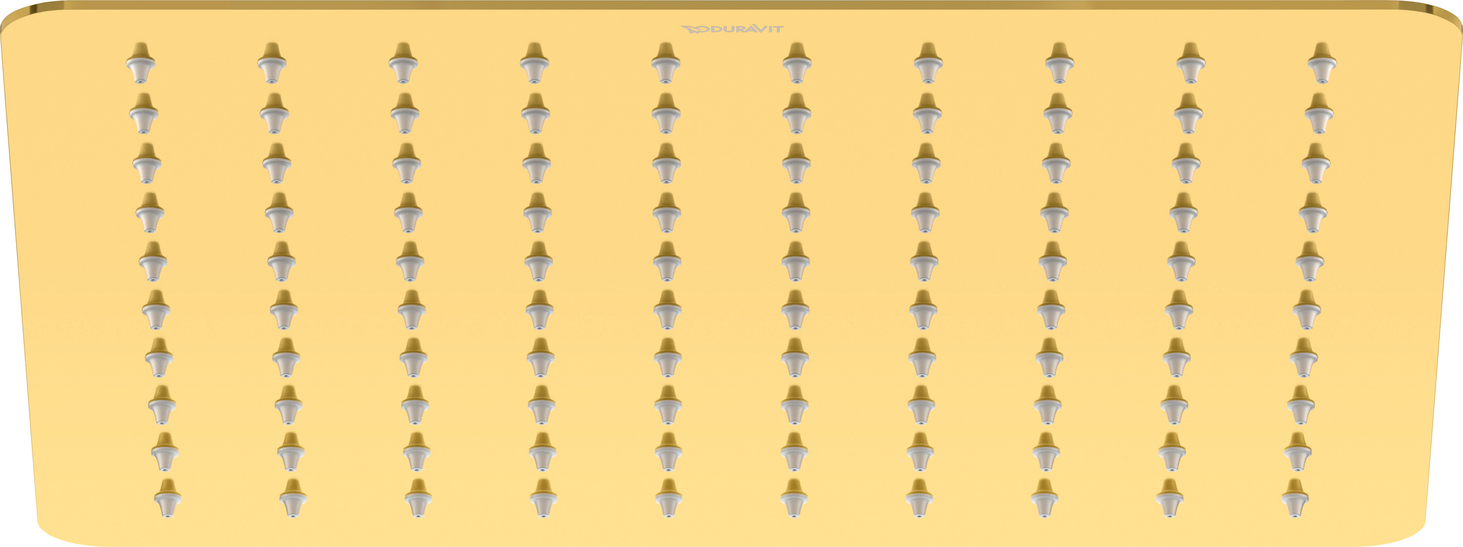 Duravit Kopfbrause 30x30 cm quadratisch gold UV0660031034