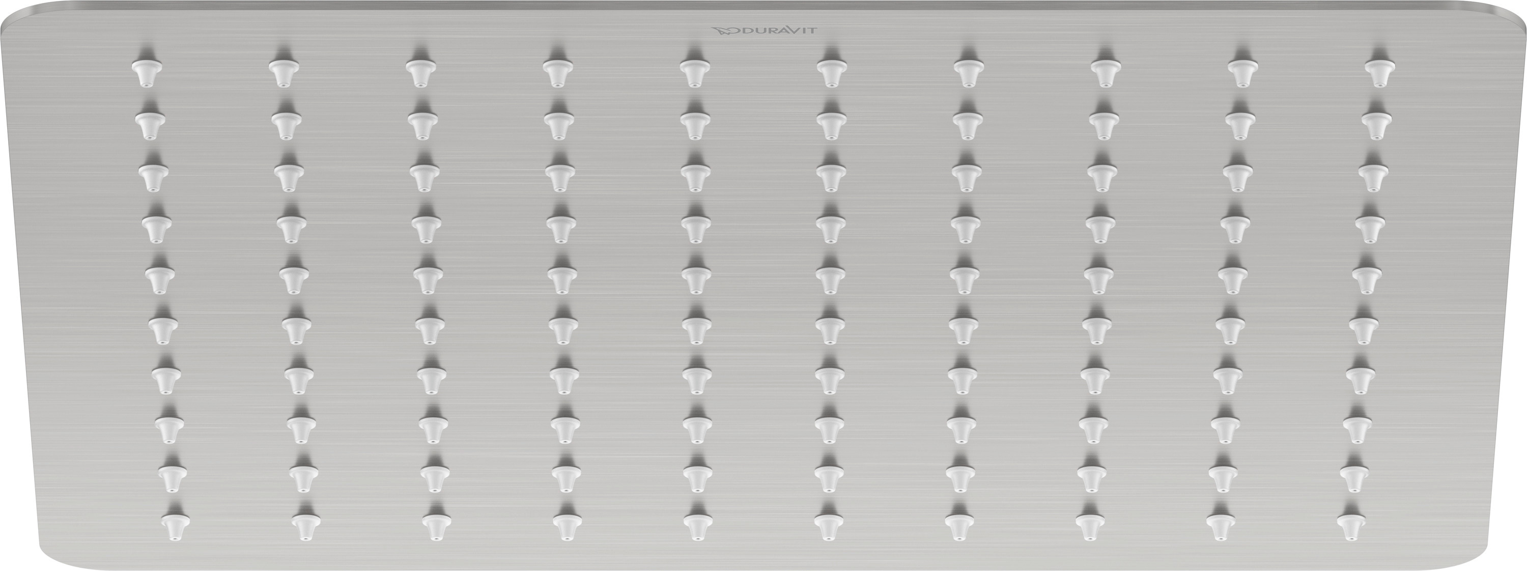 Duravit Kopfbrause 30x30 cm quadratisch stahl UV0660031070