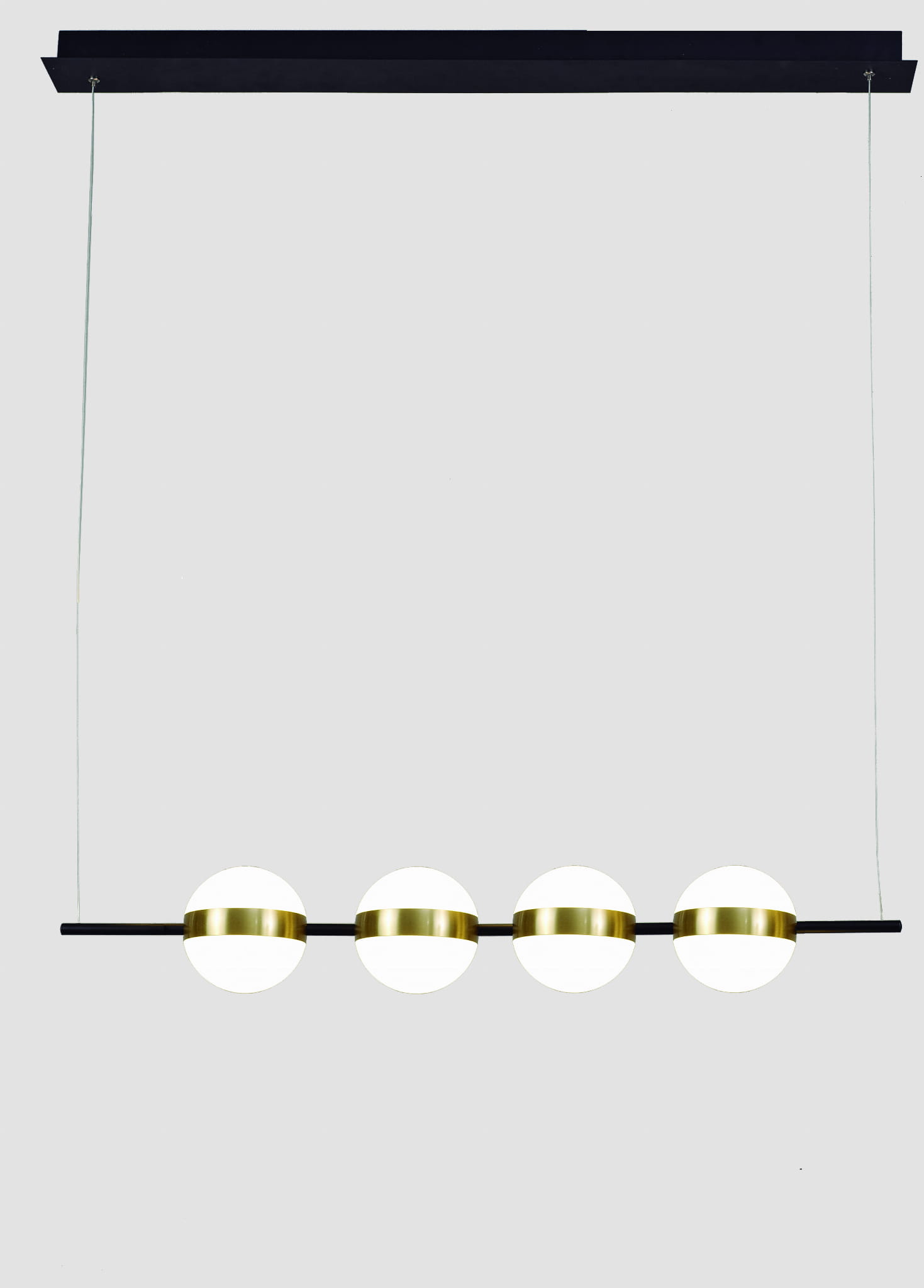 Mantra Cuba Pendelleuchte 1x32 W weiß-schwarz-gold 7161