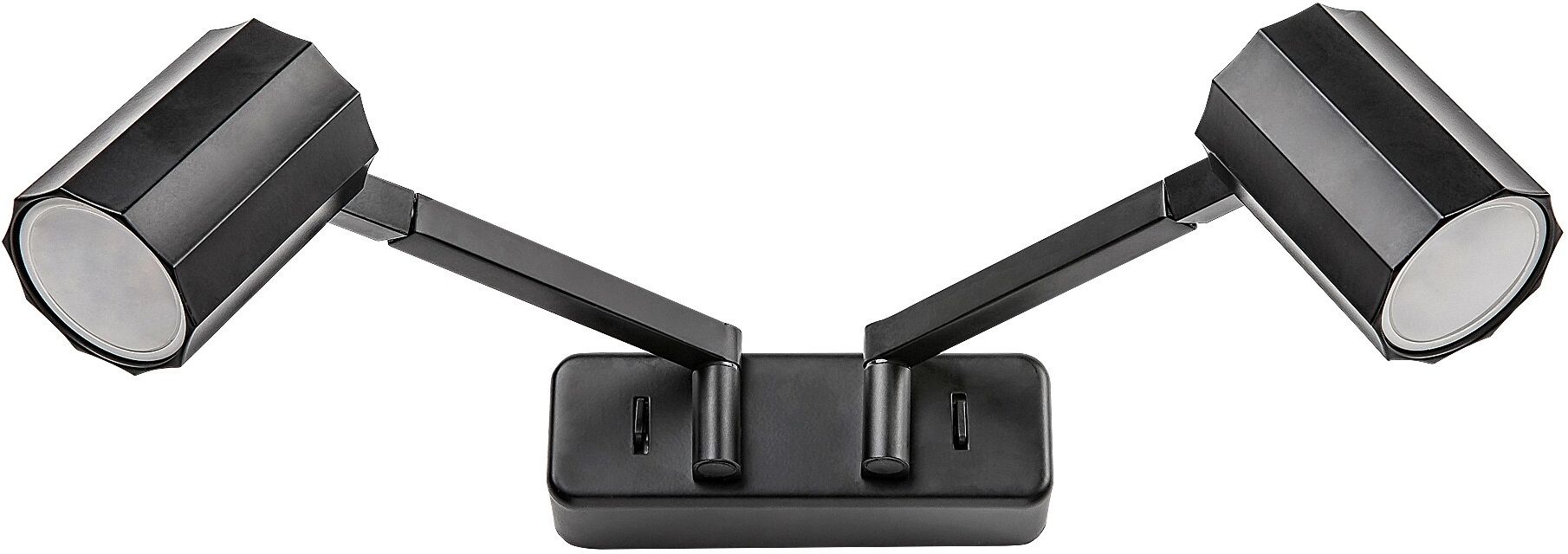 Rabalux Karter Leuchter 2x5 W schwarz 73028