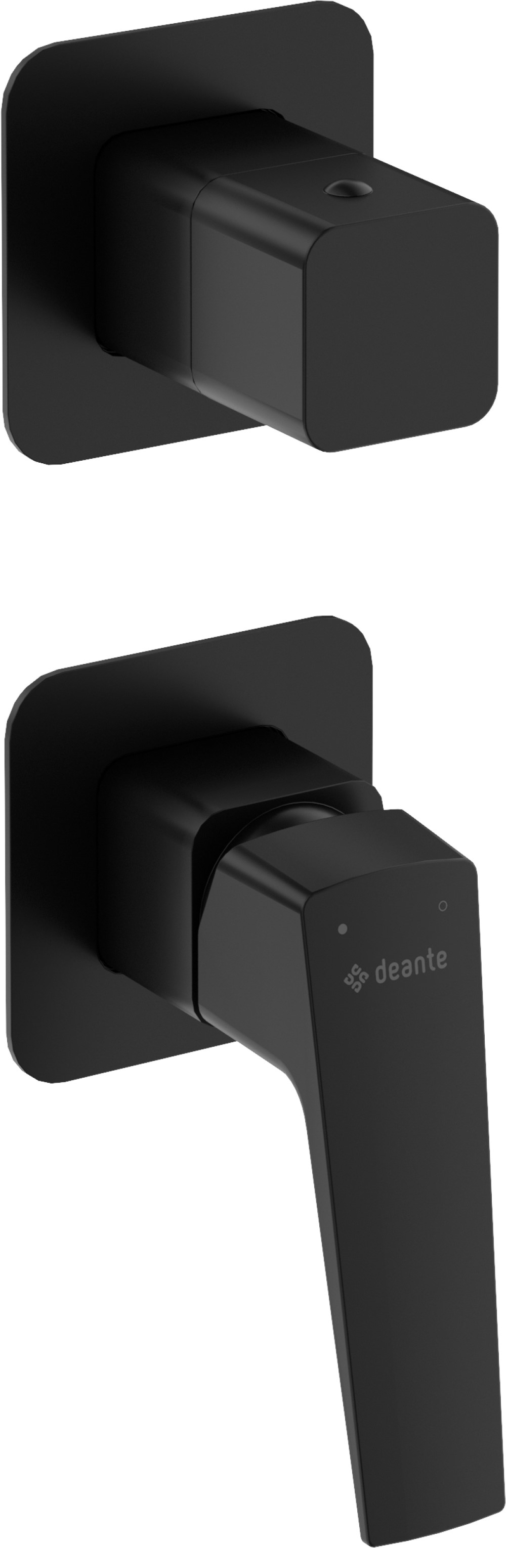 Deante Blur Badewannen- und Duscharmatur Unterputz schwarz BQL_N44P