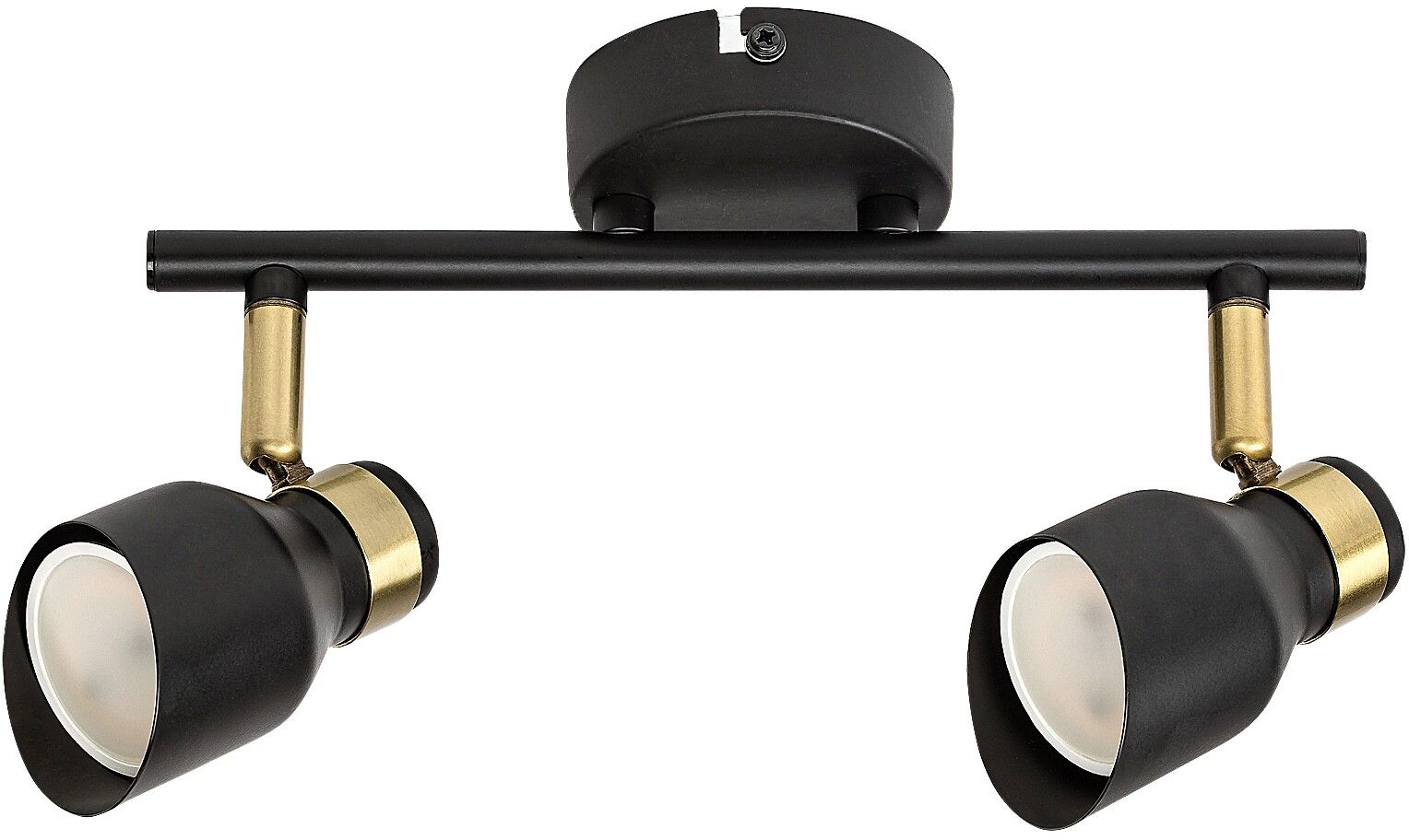 Rabalux Lilou Deckenlampe 2x25 W schwarz-gold 73048