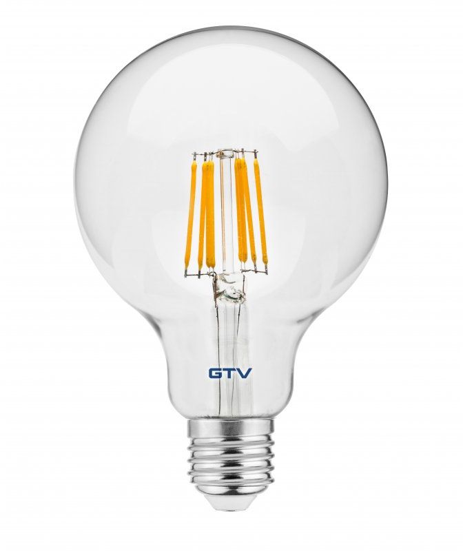 GTV LED-Glühbirne 1x8 W 3000 K E27 LD-G95FLE8-30