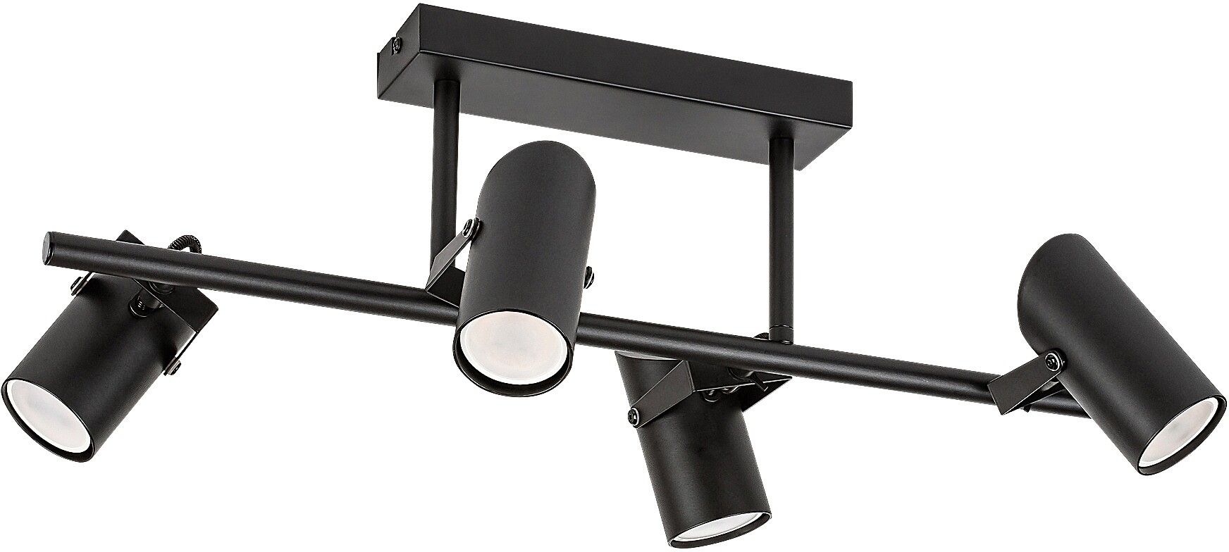 Rabalux Maximilian Deckenlampe 4x25 W schwarz 73044