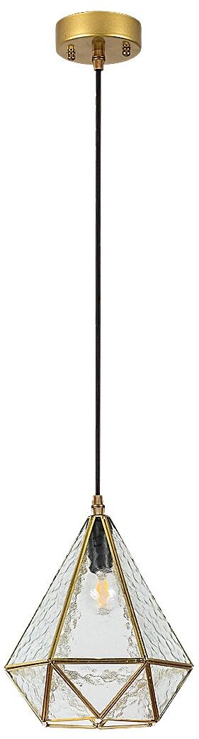 Rabalux Norah Pendelleuchte 1x40 W transparent-gold 72245