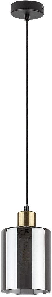 Rabalux Perez Pendelleuchte 1x40 W schwarz-verraucht 72248