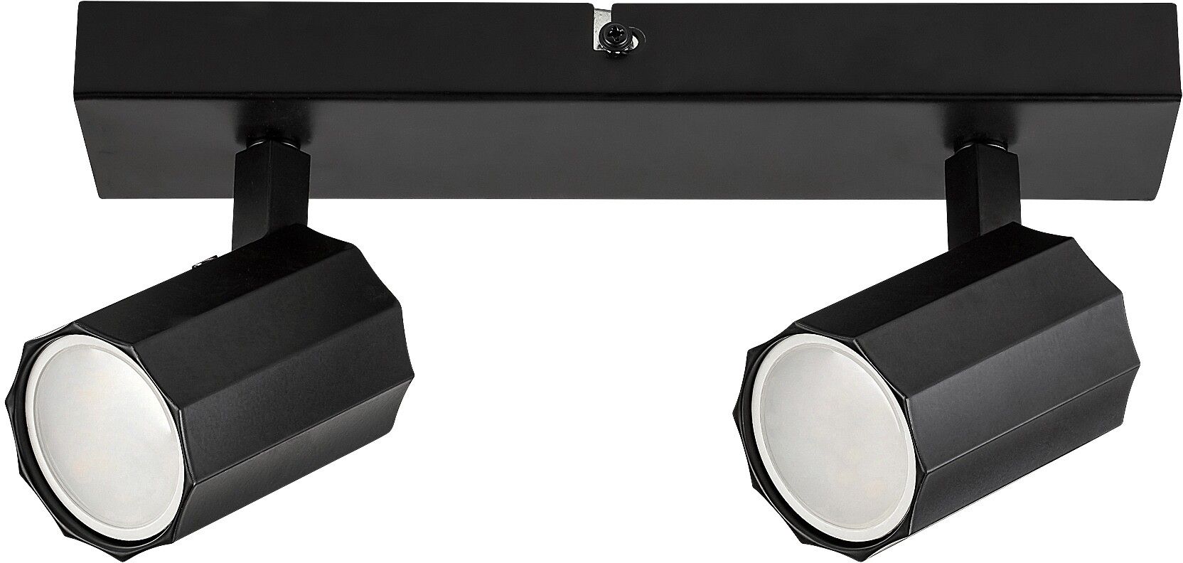 Rabalux Rogelio Deckenlampe 2x5 W schwarz 73024