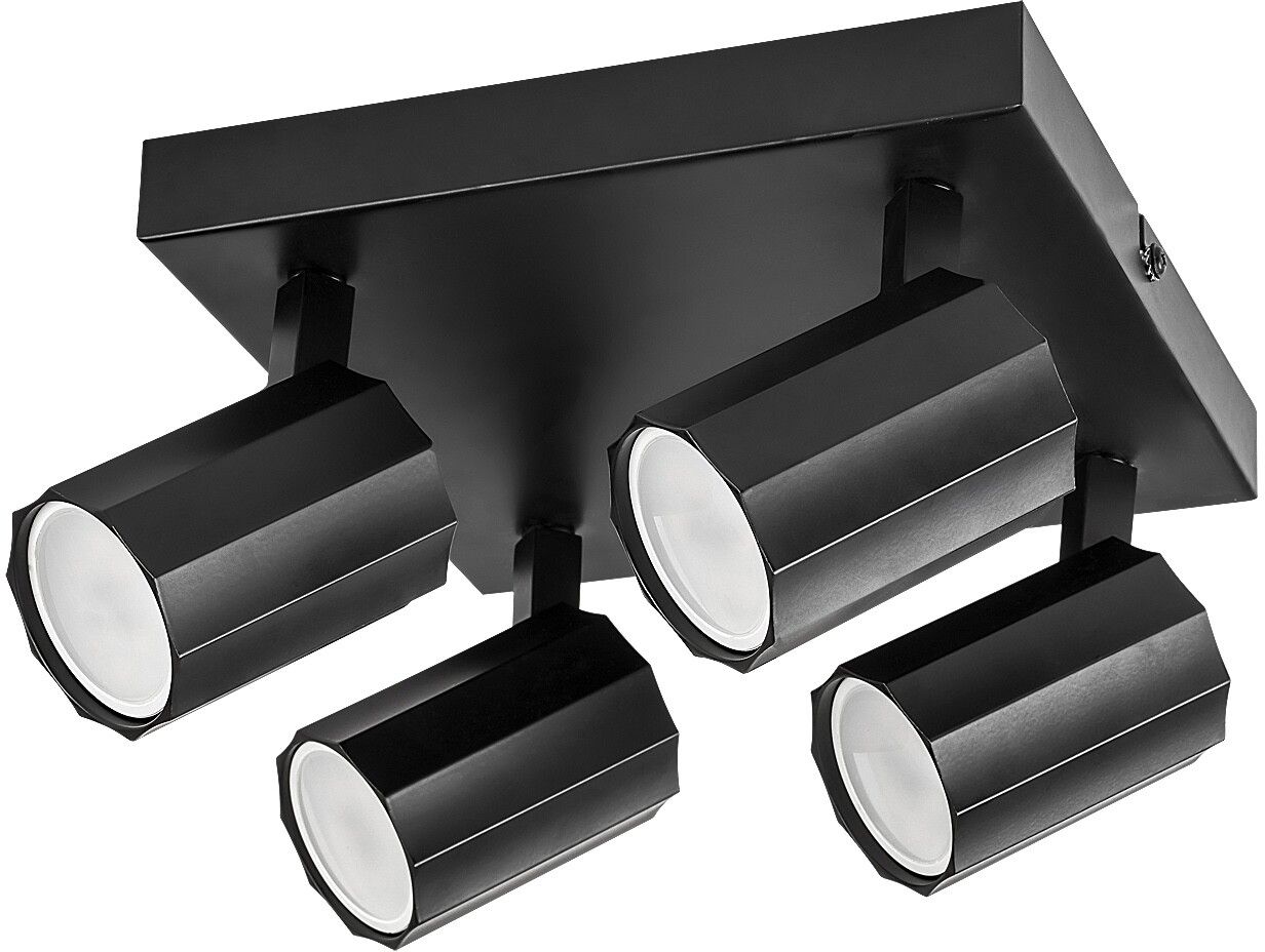 Rabalux Rogelio Deckenlampe 4x5 W schwarz 73026