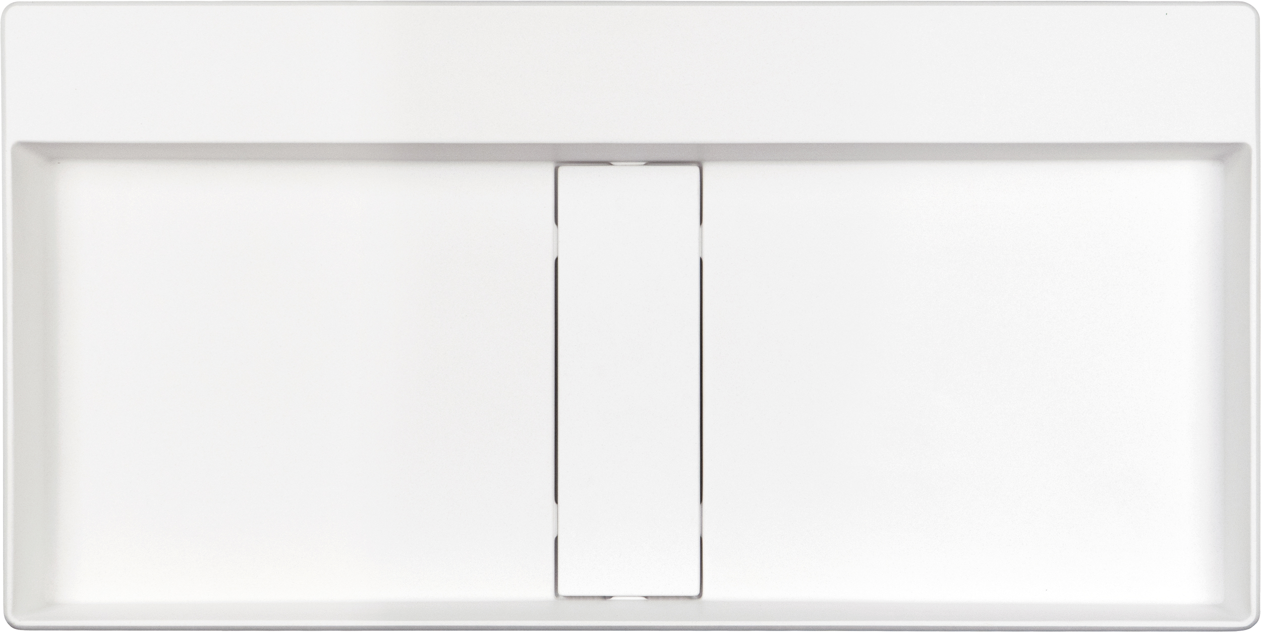 Deante Blur Waschbecken 80x40 cm rechteckig Aufsatzwaschbecken weiß CQB_AU8S