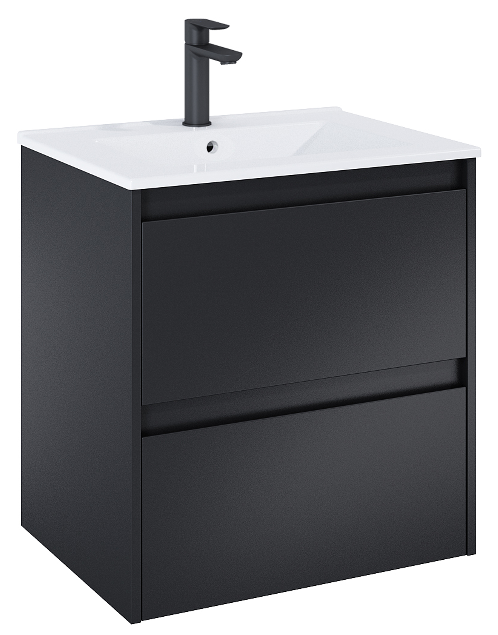 Roca Claudia Kabinett 60x45.6x63.5 cm Unterschrank hängend schwarz A857794532