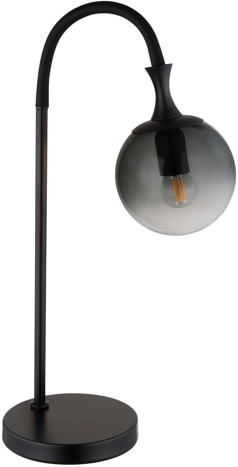 Globo Lighting Dalton Tischlampe 1x10 W schwarz-verraucht 15885T