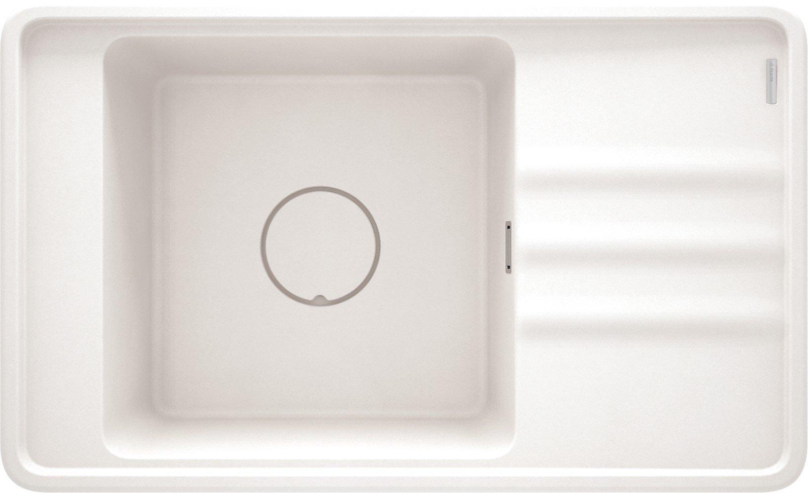 Deante Momi granitspüle 82x50 cm weiß ZKM_A11B