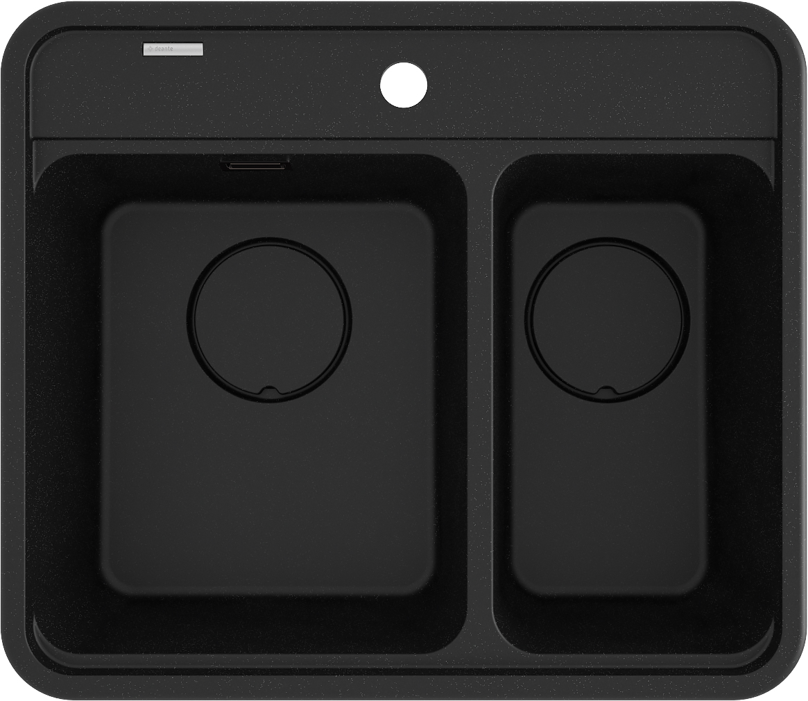 Deante Momi granitspüle 60x52 cm grau/graphit/onyx ZKM_G503