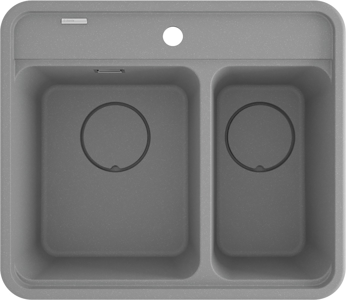 Deante Momi granitspüle 60x52 cm grau/graphit/onyx ZKM_S503