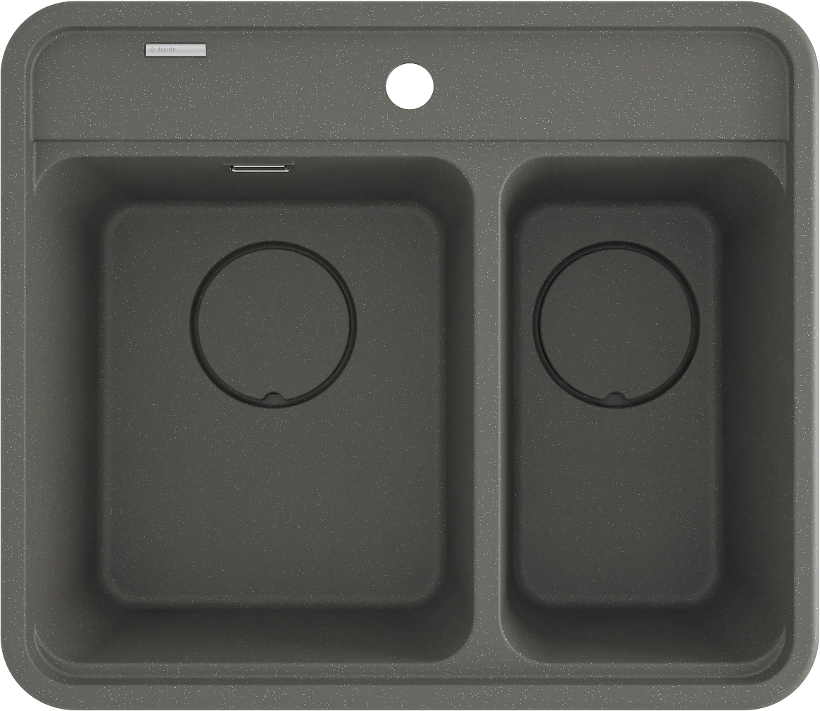Deante Momi granitspüle 60x52 cm anthrazit ZKM_T503