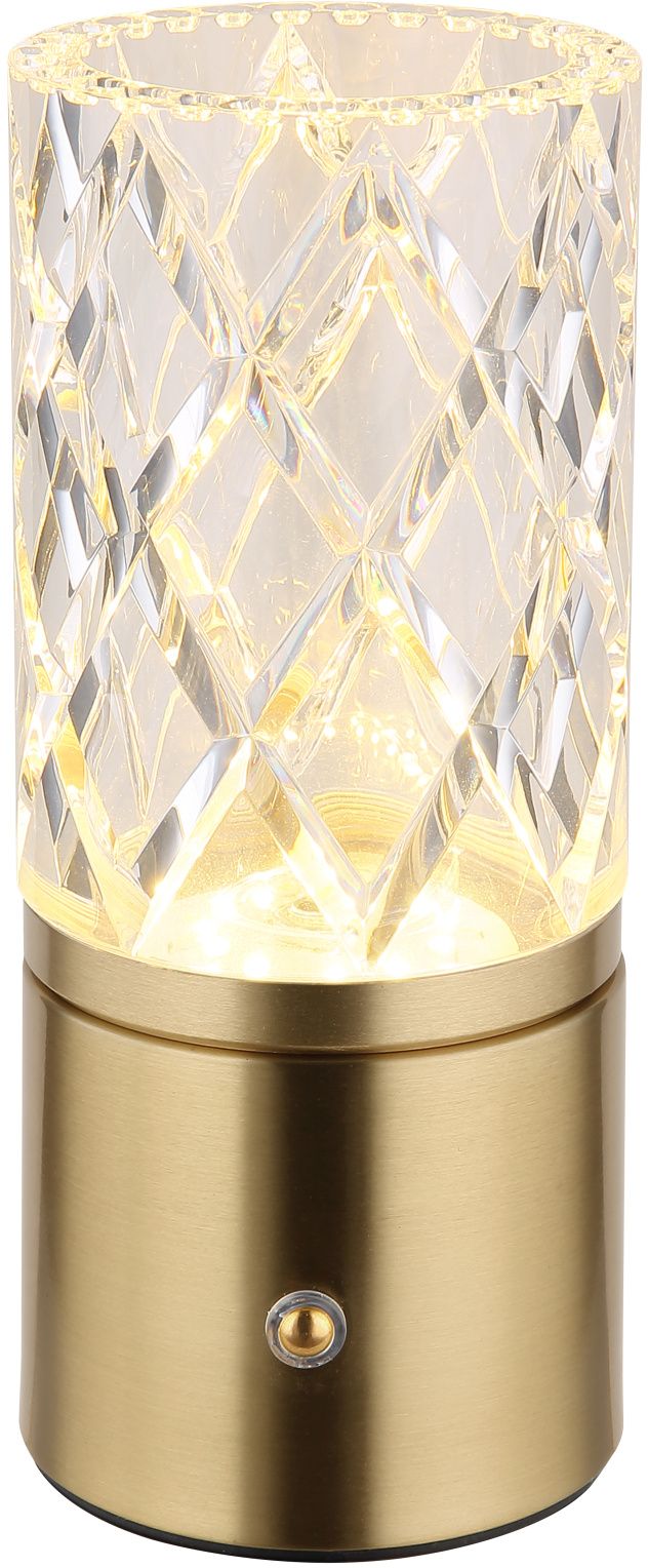 Globo Lighting Lunki Tischlampe 1x2.5 W übersichtlich-messing 21010M