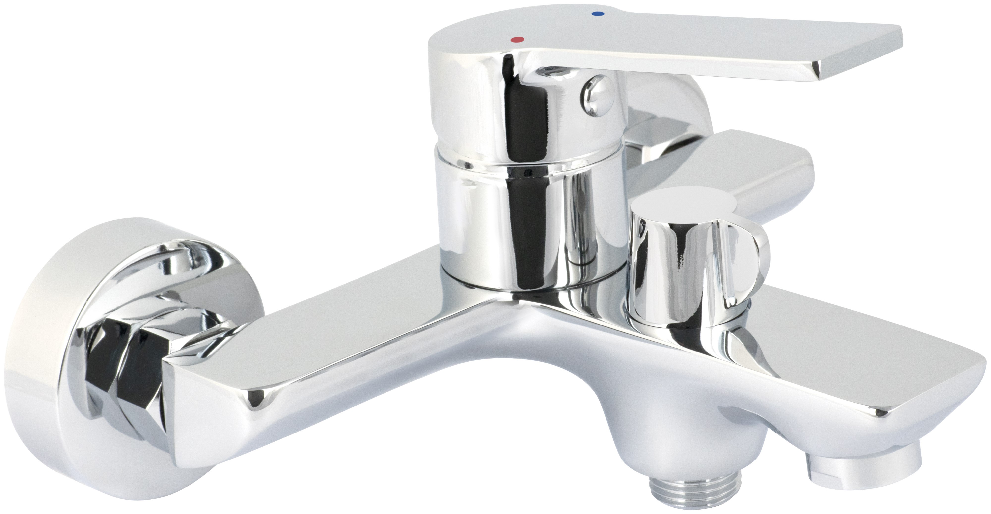 Deante Loco Badewannen- und Duscharmatur Wandmontage chrom BLC_010M