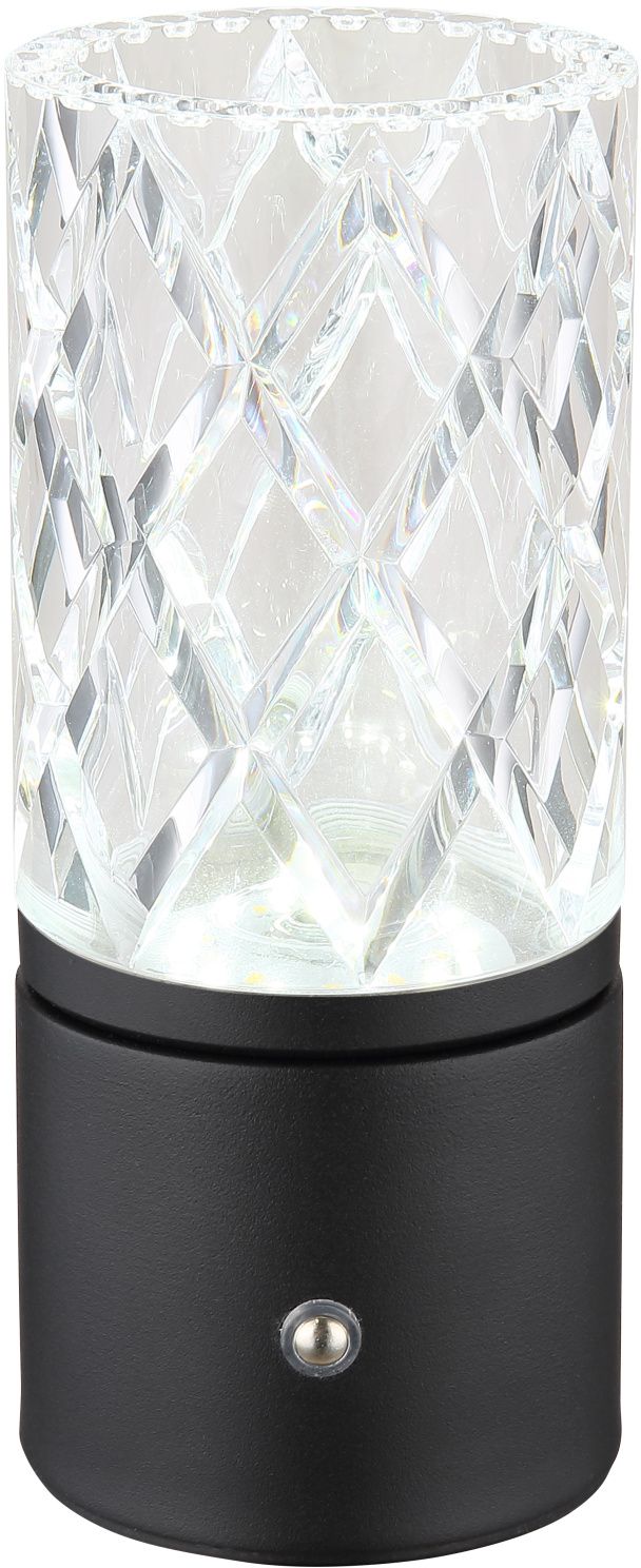 Globo Lighting Lunki Tischlampe 1x2.5 W schwarz-übersichtlich 21010S