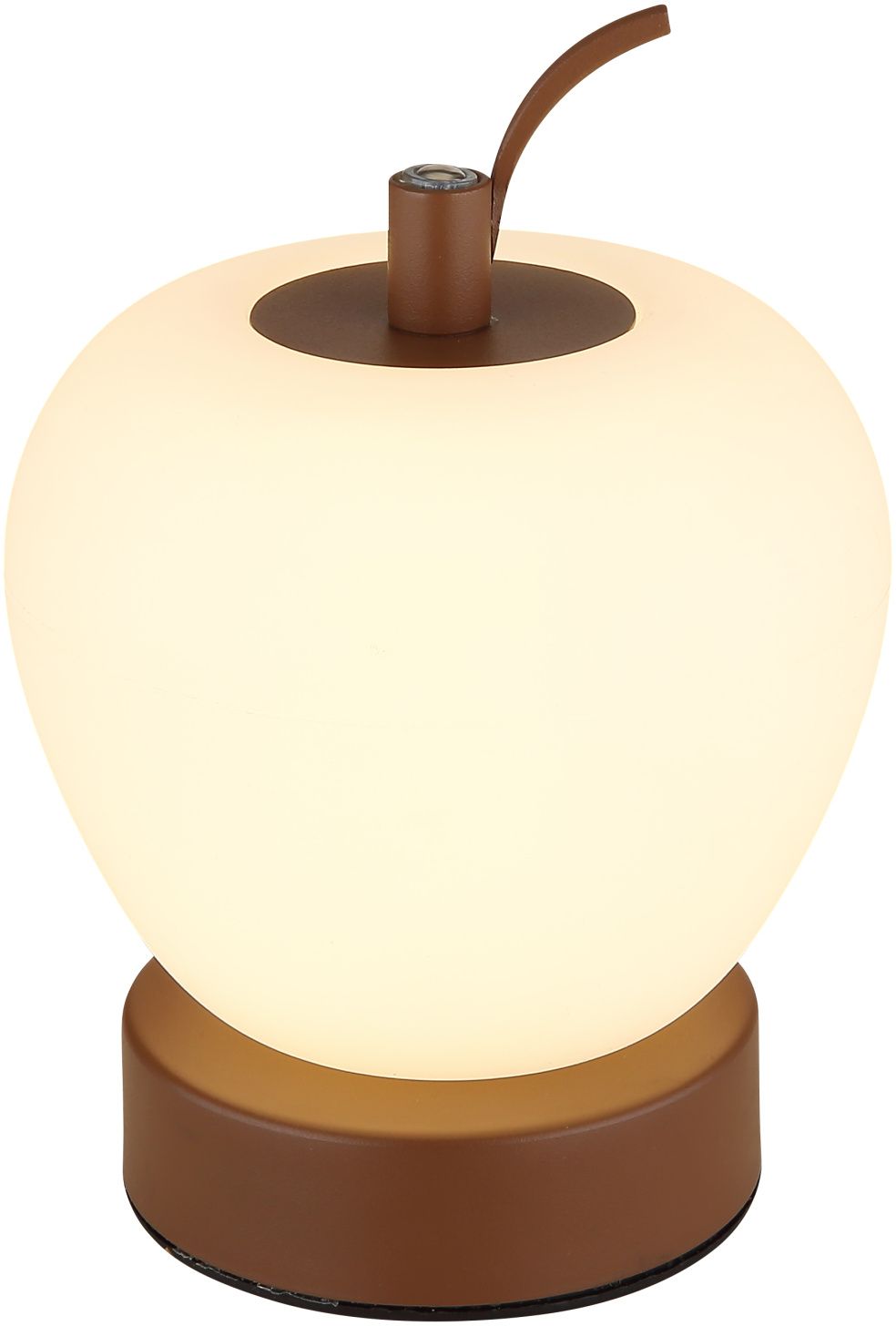 Globo Lighting Evalina Tischlampe 1x2 W weiß-braun 21011