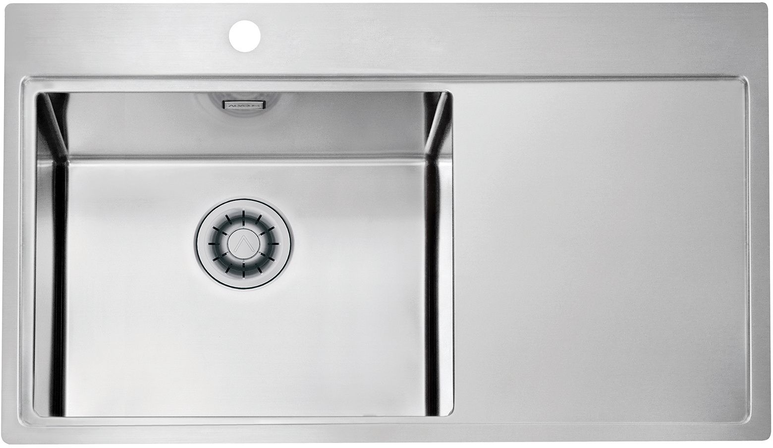 Alveus Pure stahlspüle 86x52.5 cm stahl 1149517