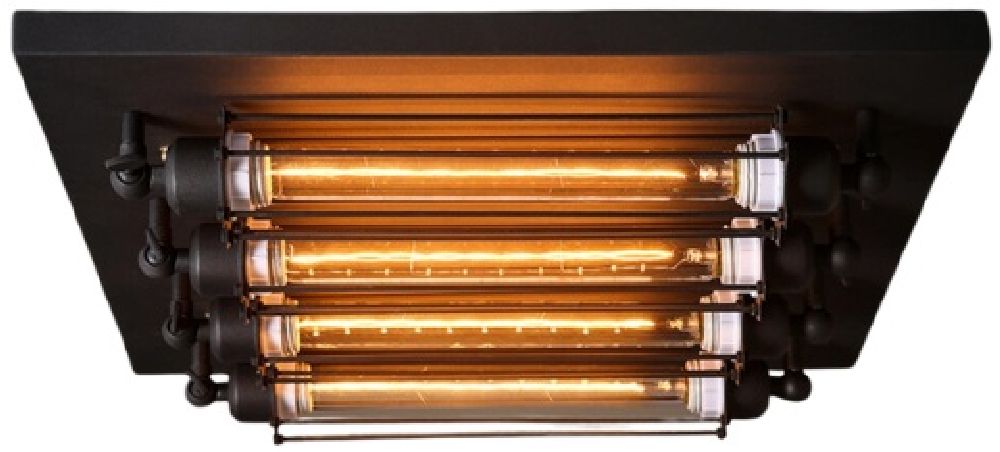 Abigali Retro Decke 4x8 W schwarz ABIGALI-KRN4E27