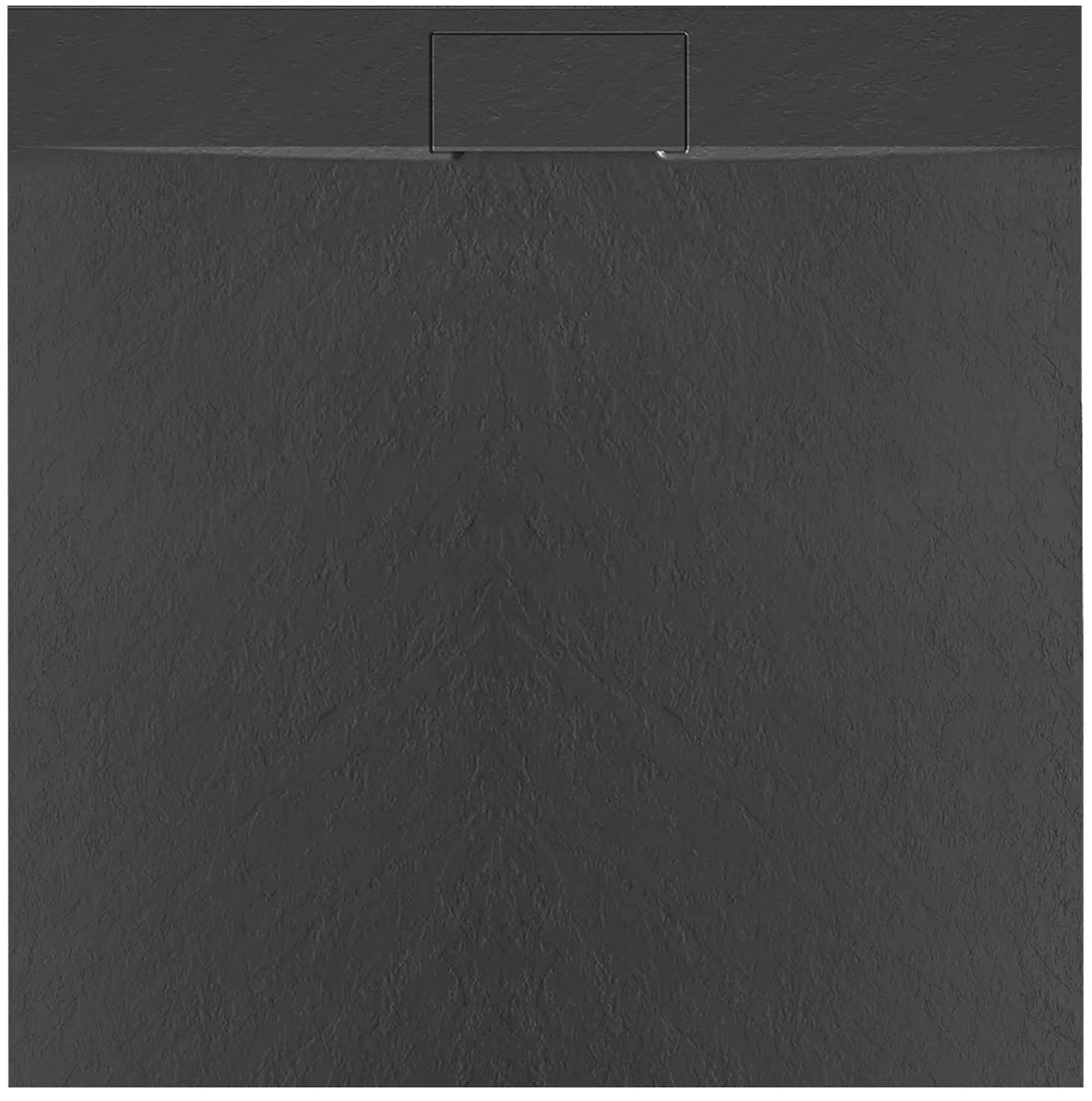 Rea Bazalt Quadratische Duschwanne 90x90 cm schwarz REA-K3307